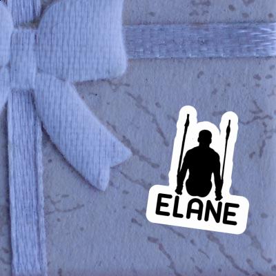 Sticker Ring gymnast Elane Notebook Image