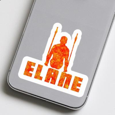 Sticker Ring gymnast Elane Laptop Image