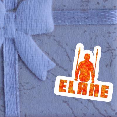 Sticker Ring gymnast Elane Notebook Image