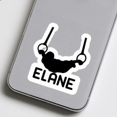 Sticker Elane Ring gymnast Notebook Image