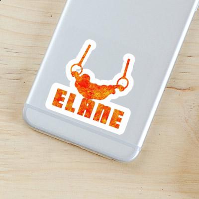 Sticker Elane Ring gymnast Notebook Image