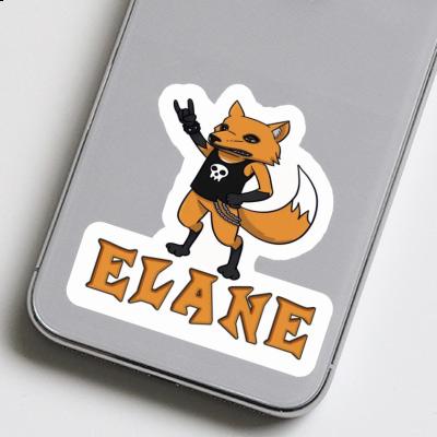 Renard Autocollant Elane Notebook Image