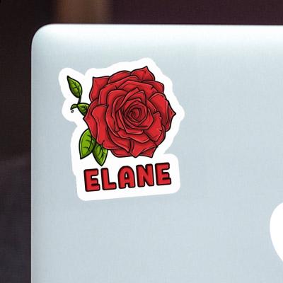 Rose Autocollant Elane Notebook Image