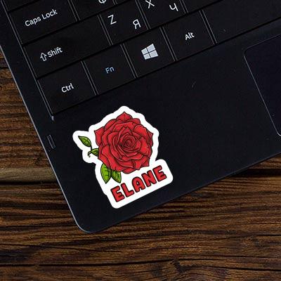 Rose Autocollant Elane Notebook Image