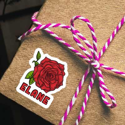 Rose blossom Sticker Elane Notebook Image