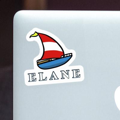 Sticker Elane Sailboat Notebook Image