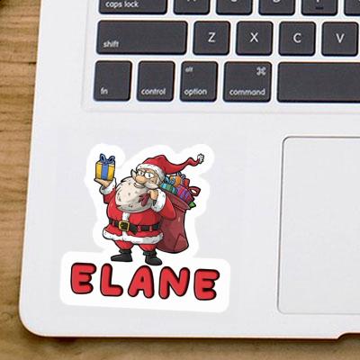 Santa Claus Sticker Elane Gift package Image