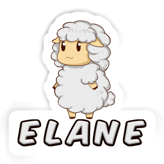 Sticker Elane Sheep Laptop Image