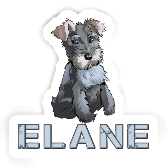 Sticker Schnauzer Elane Notebook Image