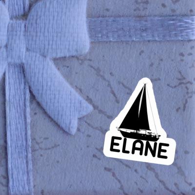 Elane Sticker Sailboat Image