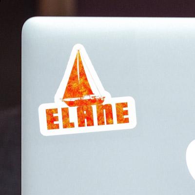 Sticker Sailboat Elane Notebook Image