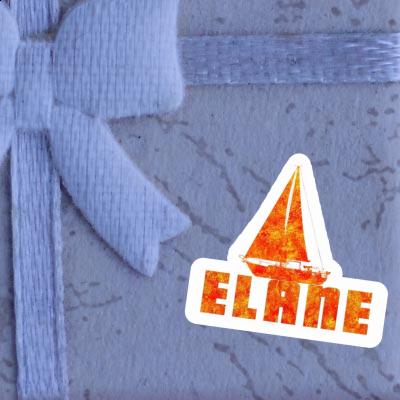 Sticker Sailboat Elane Image