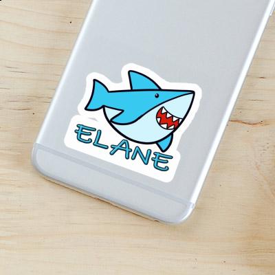 Shark Sticker Elane Laptop Image