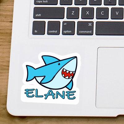 Shark Sticker Elane Notebook Image