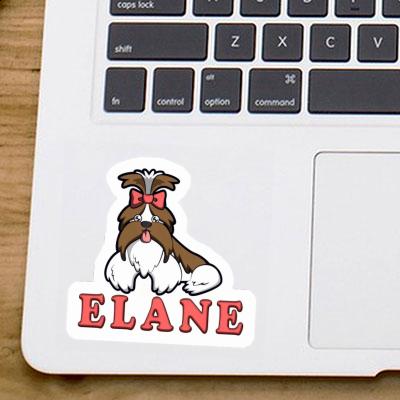 Shih Tzu Autocollant Elane Laptop Image