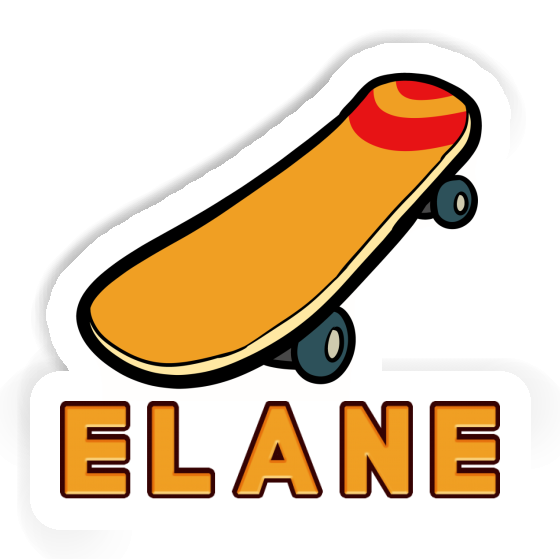 Skateboard Sticker Elane Notebook Image