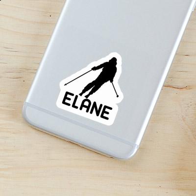 Elane Sticker Skier Image