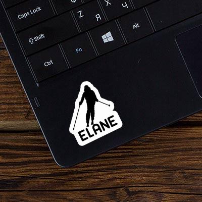 Elane Sticker Skier Image