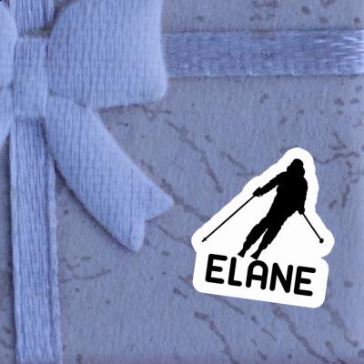 Elane Sticker Skier Image