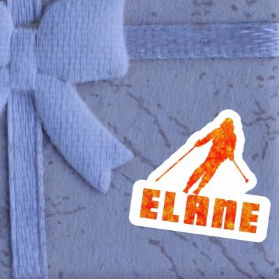 Skifahrerin Aufkleber Elane Gift package Image