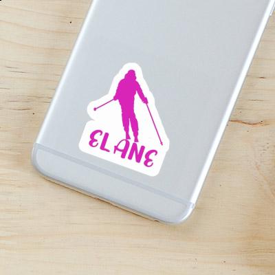 Sticker Skier Elane Image