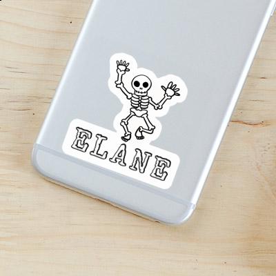 Sticker Totenkopf Elane Image