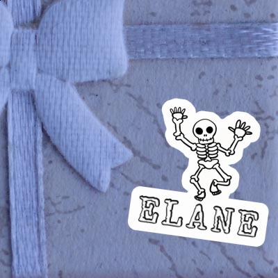 Sticker Skull Elane Laptop Image