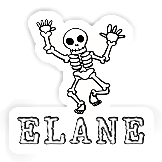 Sticker Totenkopf Elane Gift package Image