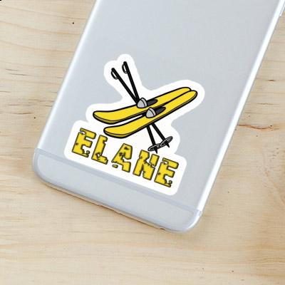 Elane Sticker Ski Laptop Image