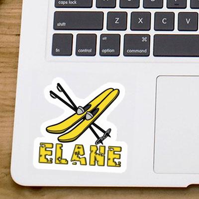 Elane Sticker Ski Laptop Image