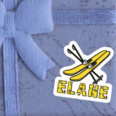 Autocollant Elane Ski Notebook Image