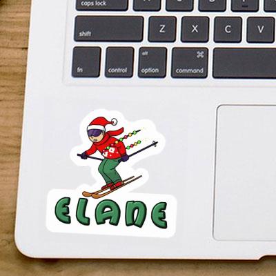 Weihnachtsskifahrer Sticker Elane Gift package Image