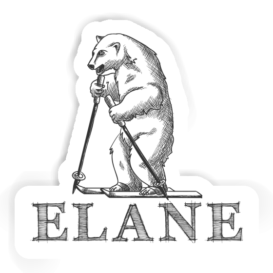 Sticker Elane Skier Notebook Image