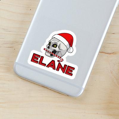 Christmas Skull Sticker Elane Gift package Image