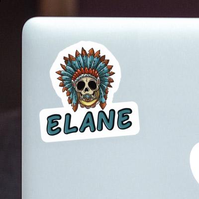 Baby-Skull Sticker Elane Notebook Image