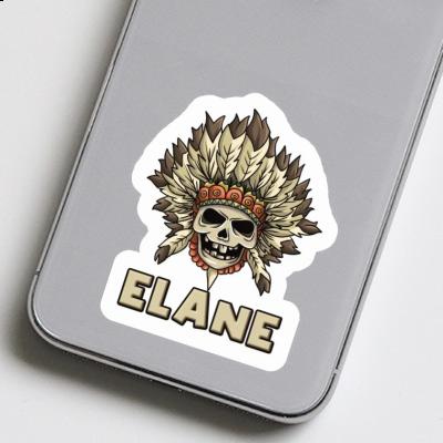 Aufkleber Totenkopf Elane Image