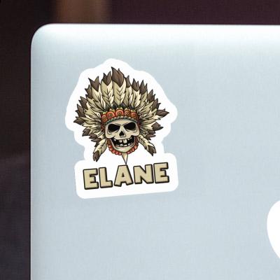 Elane Sticker Kids Skull Laptop Image