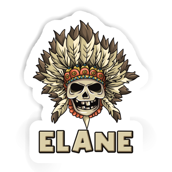 Aufkleber Totenkopf Elane Gift package Image