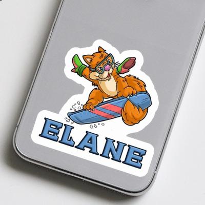 Snowboardeuse Autocollant Elane Gift package Image