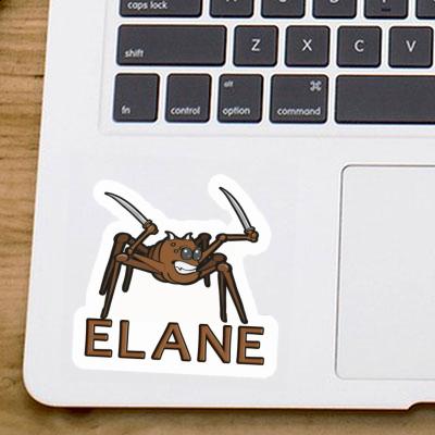 Elane Autocollant Araignée de combat Laptop Image