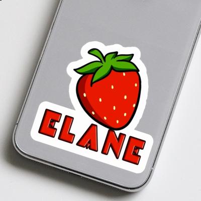 Erdbeere Sticker Elane Notebook Image