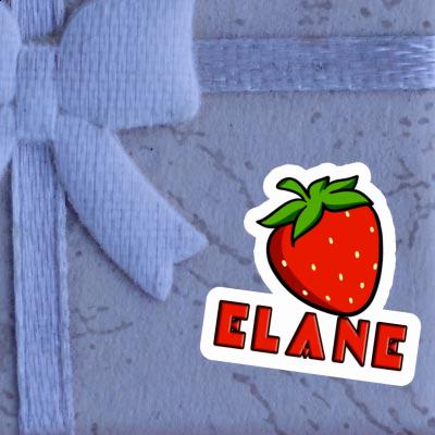 Fraise Autocollant Elane Notebook Image