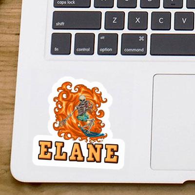 Sticker Elane Surfer Notebook Image