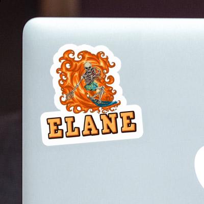 Sticker Elane Surfer Notebook Image