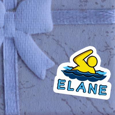 Swimmer Sticker Elane Image