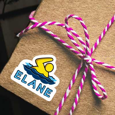 Swimmer Sticker Elane Image