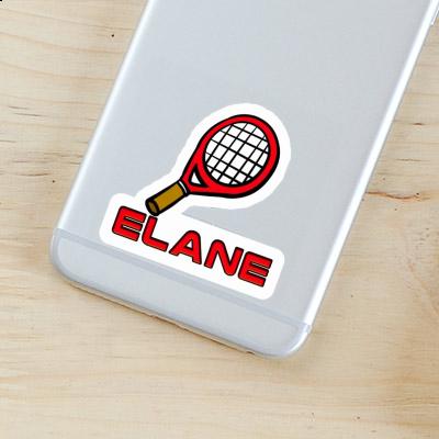 Autocollant Raquette de tennis Elane Notebook Image