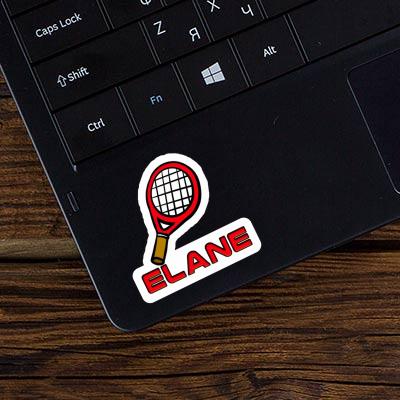 Autocollant Raquette de tennis Elane Laptop Image