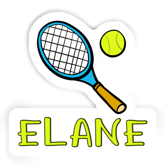 Autocollant Raquette de tennis Elane Notebook Image