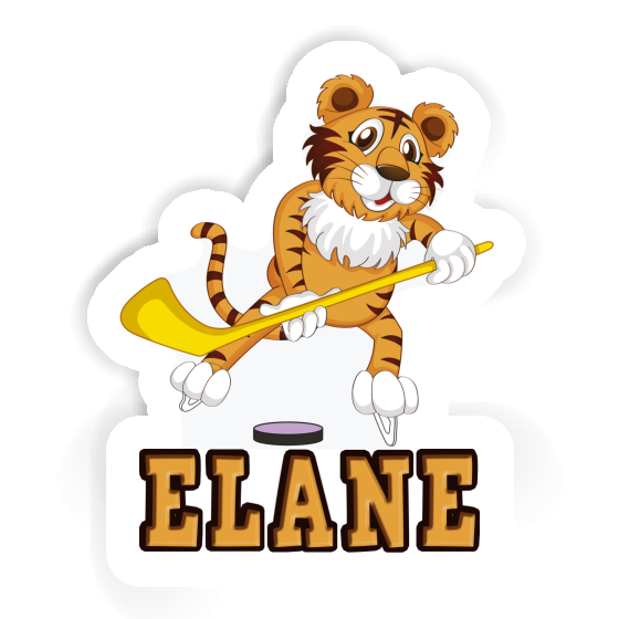 Elane Sticker Ice-Hockey Player Image